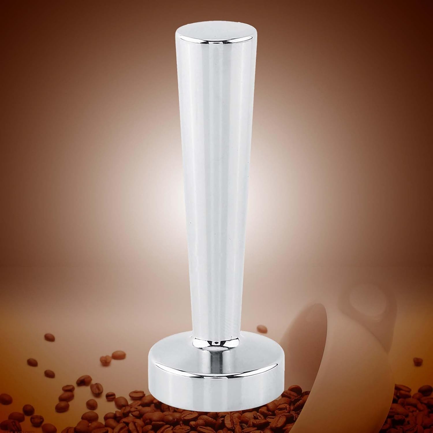 Calibrated Stainless Steel Base, 24mm Coffee Tamper Espresso Press with Tamper, Espresso Tamper Filling Tool for Compatible Machine image 4