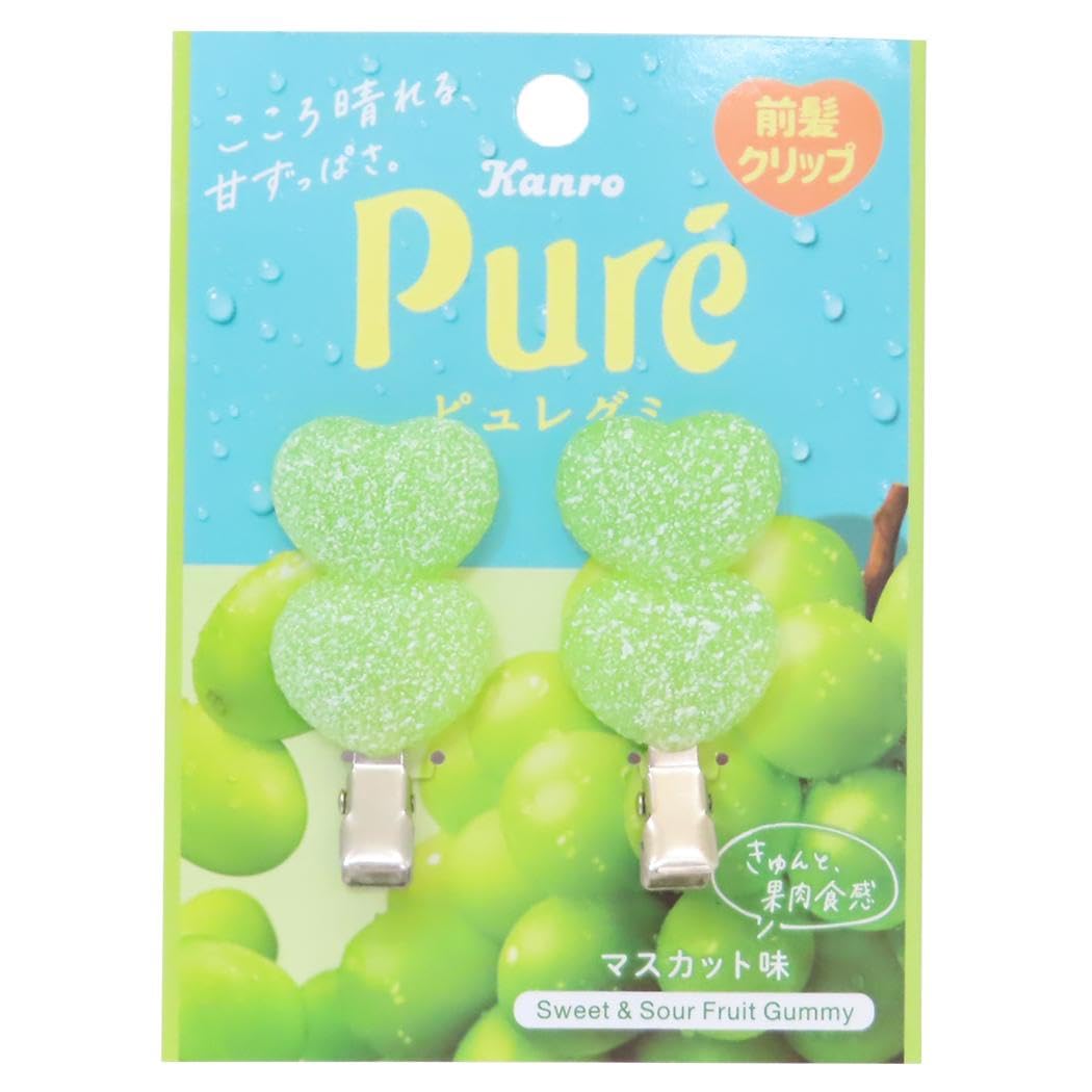 Amazon.co.jp: ピュレグミ[ヘアアクセ]前髪クリップ 2個セット