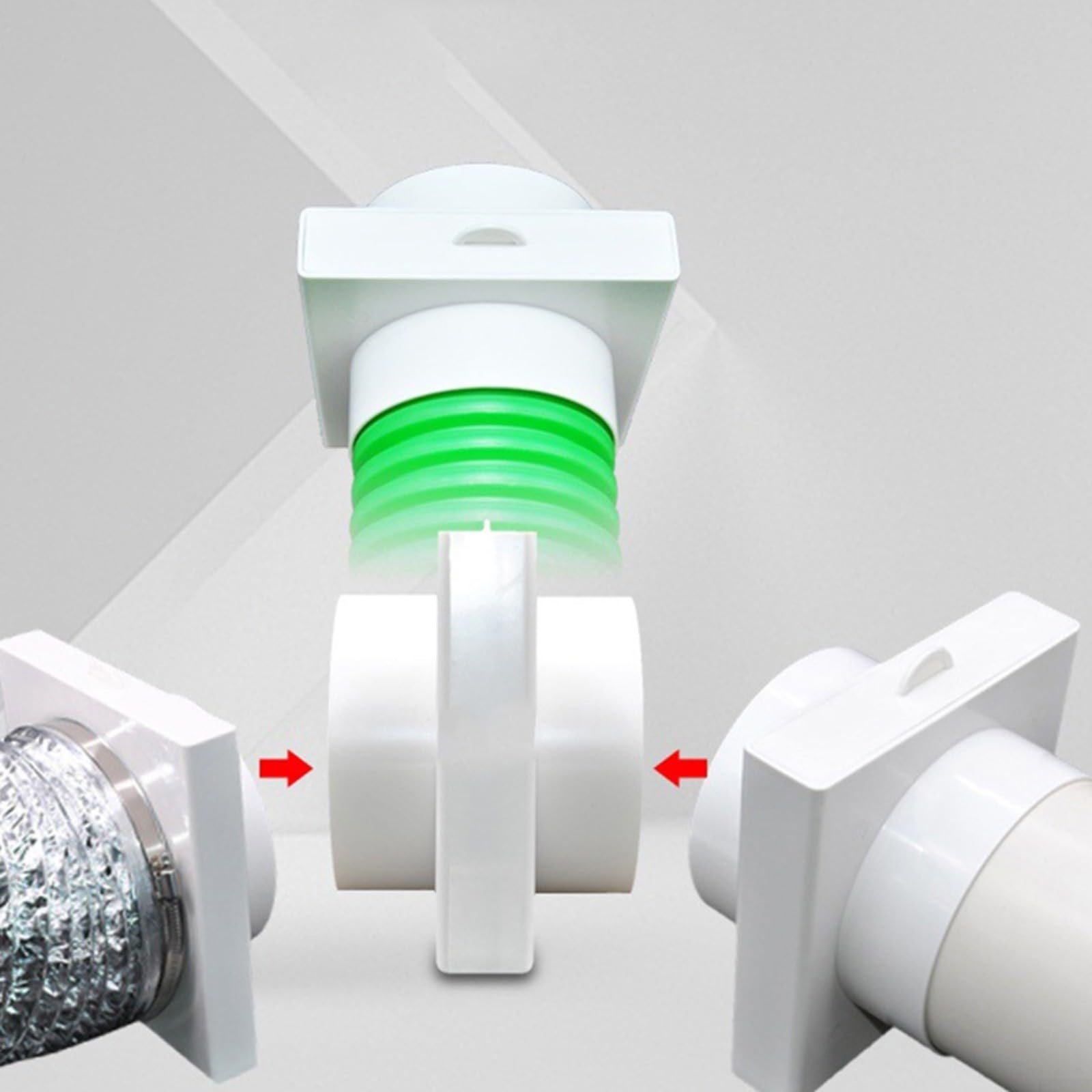 HEPA-Luftfiltersystem Inline-Lüftungsbox für PVC-PE-Rohre mit Filter 110 mm 160 mm (110 mm)