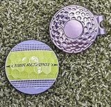 Taylormade Tour Response Real Golf Ball Marker with Magnetic Hat Clip Green Stripe