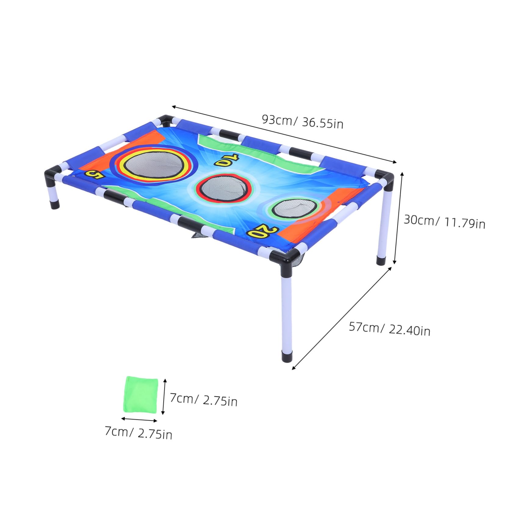 Set di Gioco di Lancio Bean Bag in Plastica e Stoffa | Gioco Interattivo per Famiglie, Design Portatile, Uso Outdoor e Spiaggia, Adatto a Bambini e Adulti