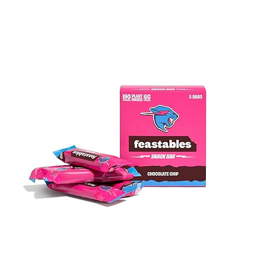 Miniatura 2 de Feastables MrBeast - Barras de chocolate con chispas de chocolate (caja de 5 unidades, paquete de 6)