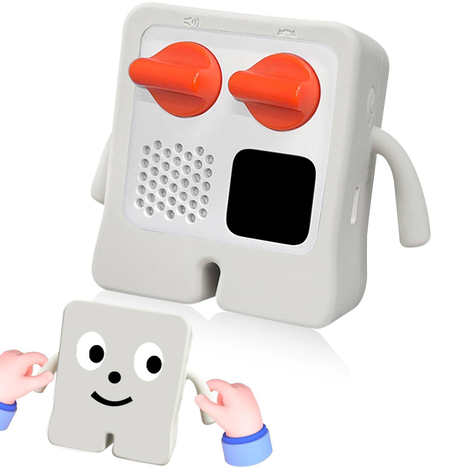 Chanvoo Yoto Mini Anti-Slip Silicone Cover with Lanyard (White) – Protective Sleeve Case Compatible with Yoto Mini Player 2024 Edition – Kids Audio