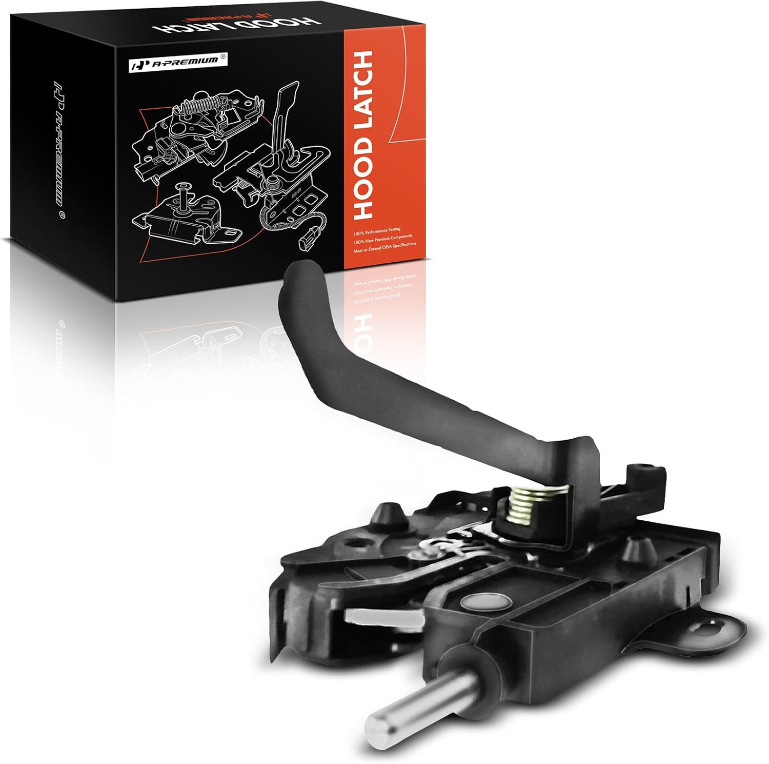 A-Premium Hood Latch Lock Compatible with Ford Focus 2004-2007, Front Hood Lock Engine Bonnet Latch Assembly