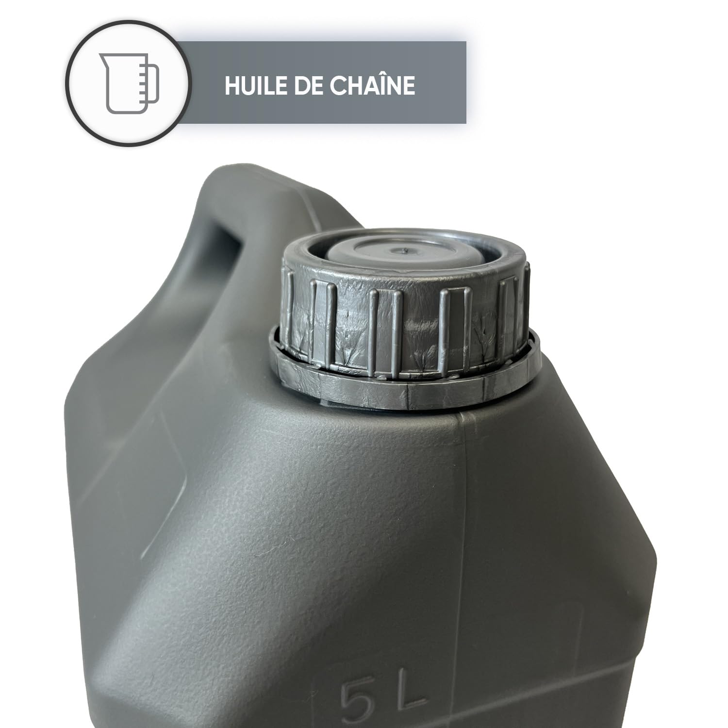 X'OIL - Huile Chaîne Tronçonneuse - Pour Chaînes et Guides - Haute Performance - Anti-Usure - Super Filante - Indice Viscosité 97 - Viscosité Cinématique de 100mm²/s à 40°C - Bidon de 5 L