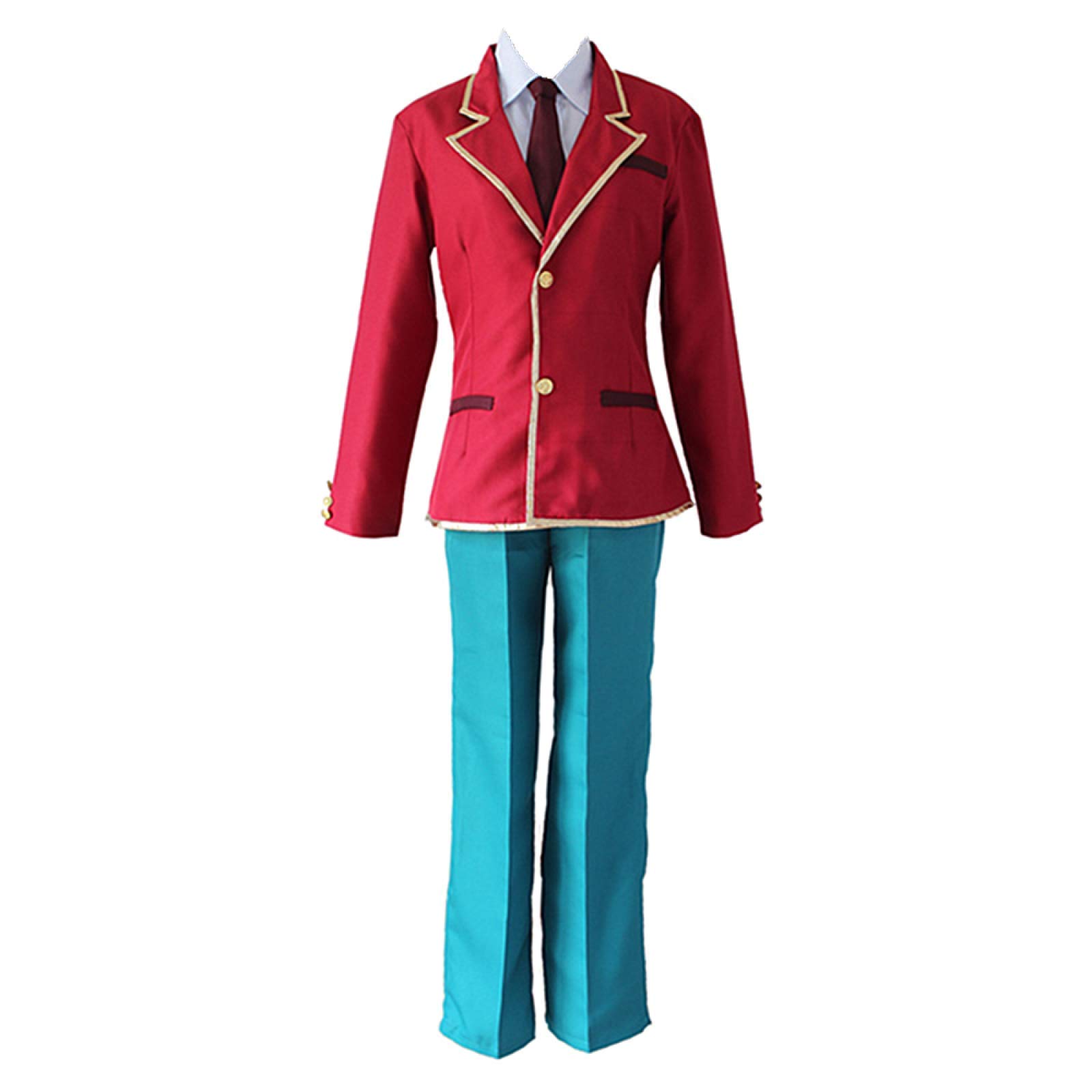 Charous Women's Red Anime Classroom Of The Elite Cosplay Costume,Kiyotaka Ayanokouji School Uniform Used For Festival Cosplay Or Anime Lovers Gift