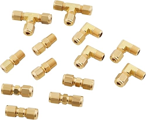 Miniatura 2 de Kit de línea de freno de carreras de nailon ligero  25 pies, 316 pulgadas de diámetro exterior  alta presión, resistente a las explosiones  completo