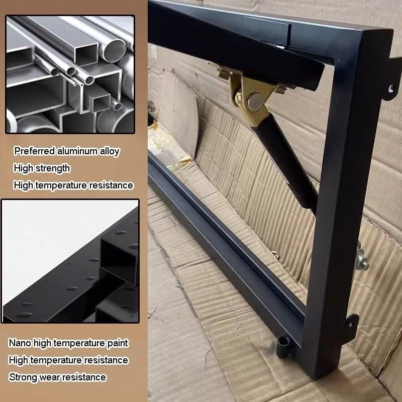 Concession Window Aluminum Alloy Food Truck Service with Horizontal Sliding Screen Windows,Utility Tempered Aluminum Window, Hydraulic Rod Low Tilt Sash, Custom Size Service Window for Food