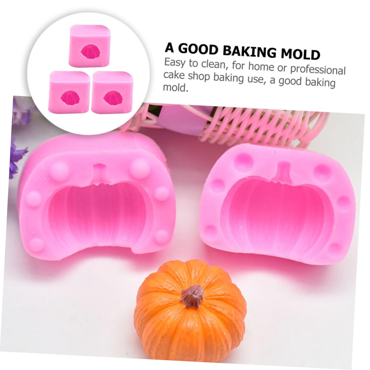 Molde De Silicona Para Hornear Halloween Calabaza Para Decoración De Pasteles Para Cupcakes Y Dulces Para Diy Y Fiestas 6 Piezas X 5