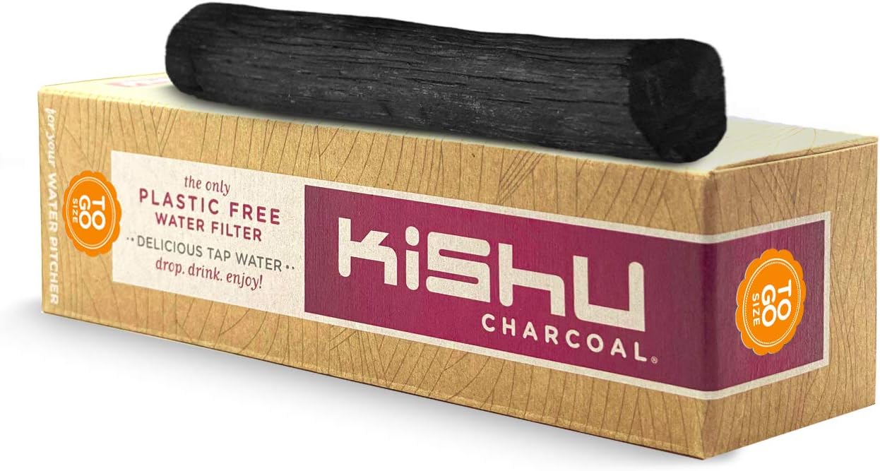Kishu Charcoal Activated Charcoal Water Filter for Water Bottles by