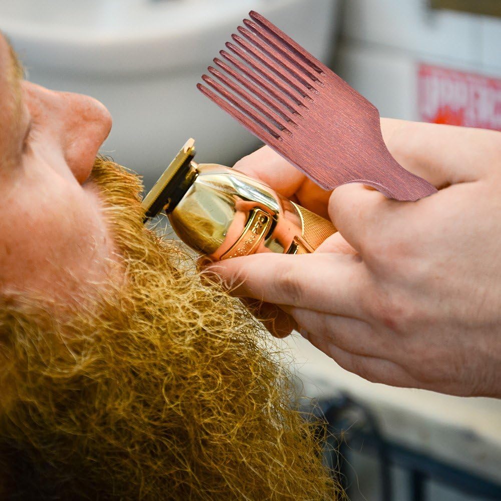 Drewniany grzebień afro do podnoszenia włosów grzebień do brody grzebień curl Volumiser grzebień profesjonalny rozczesujący prosty grzebień narzędzie do pielęgnacji dla mężczyzn