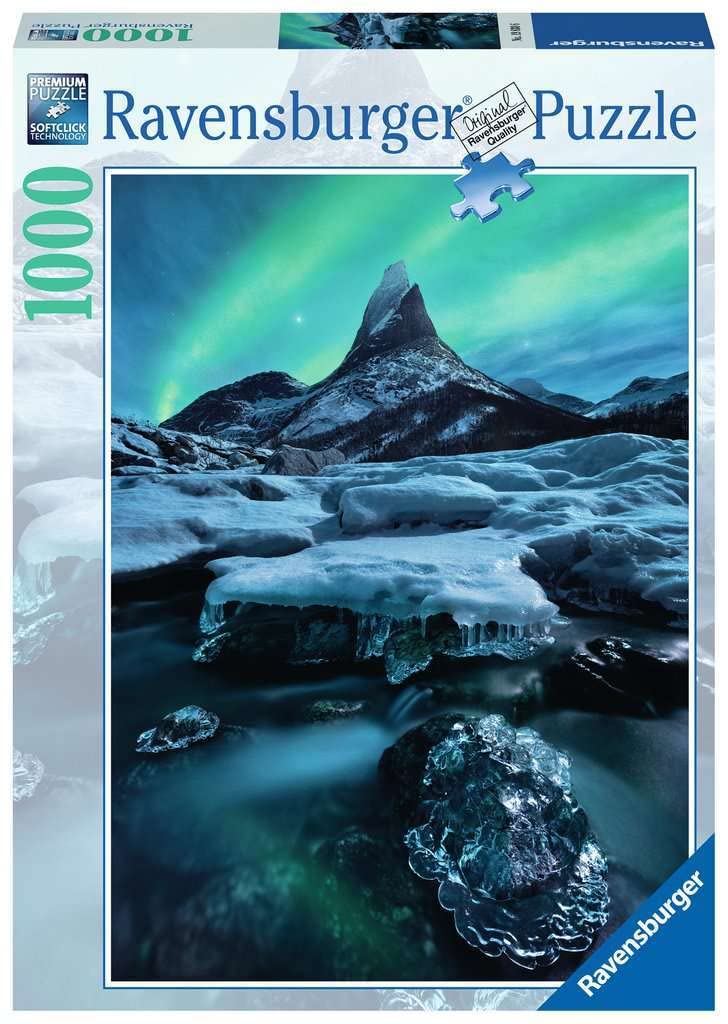 Ravensburger Puzzle 1000 Pezzi, Aurora Boreale - Norvegia, Collezione Paesaggi & Foto, Puzzle Aurora Boreale, Puzzle per Adulti, Puzzle Ravensburger - Stampa di Alta Qualità