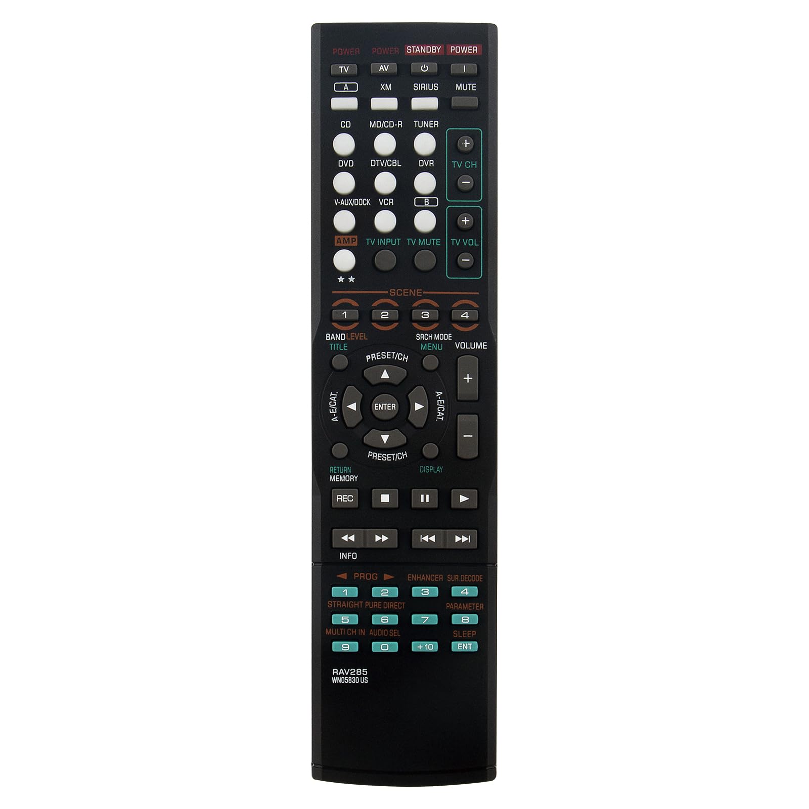 Mando a distancia compatible con Yamaha RX-V663 para solucionar fallos 8
