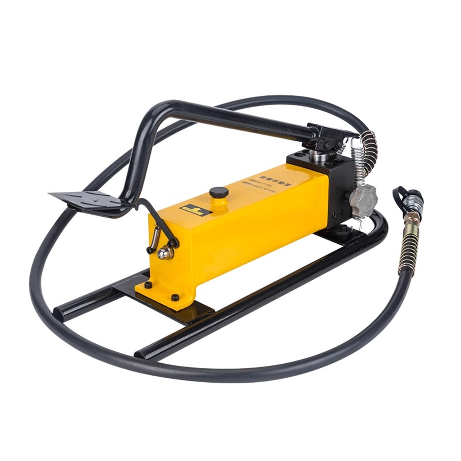 Agzjshkplwq Package 2 Hydraulic Crimping Tool, Cp-700D Manual Hydraulic Pump For Portable Pliers， Crimping Tool Ultra-High Pressure Station(Package 2)