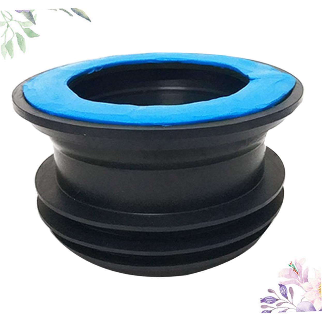 2 Pezzi Guarnizione Per Wc Guarnizione Per Wc Flangia Per Wc Anello Di Tenuta Per Scarico Gomma Blu