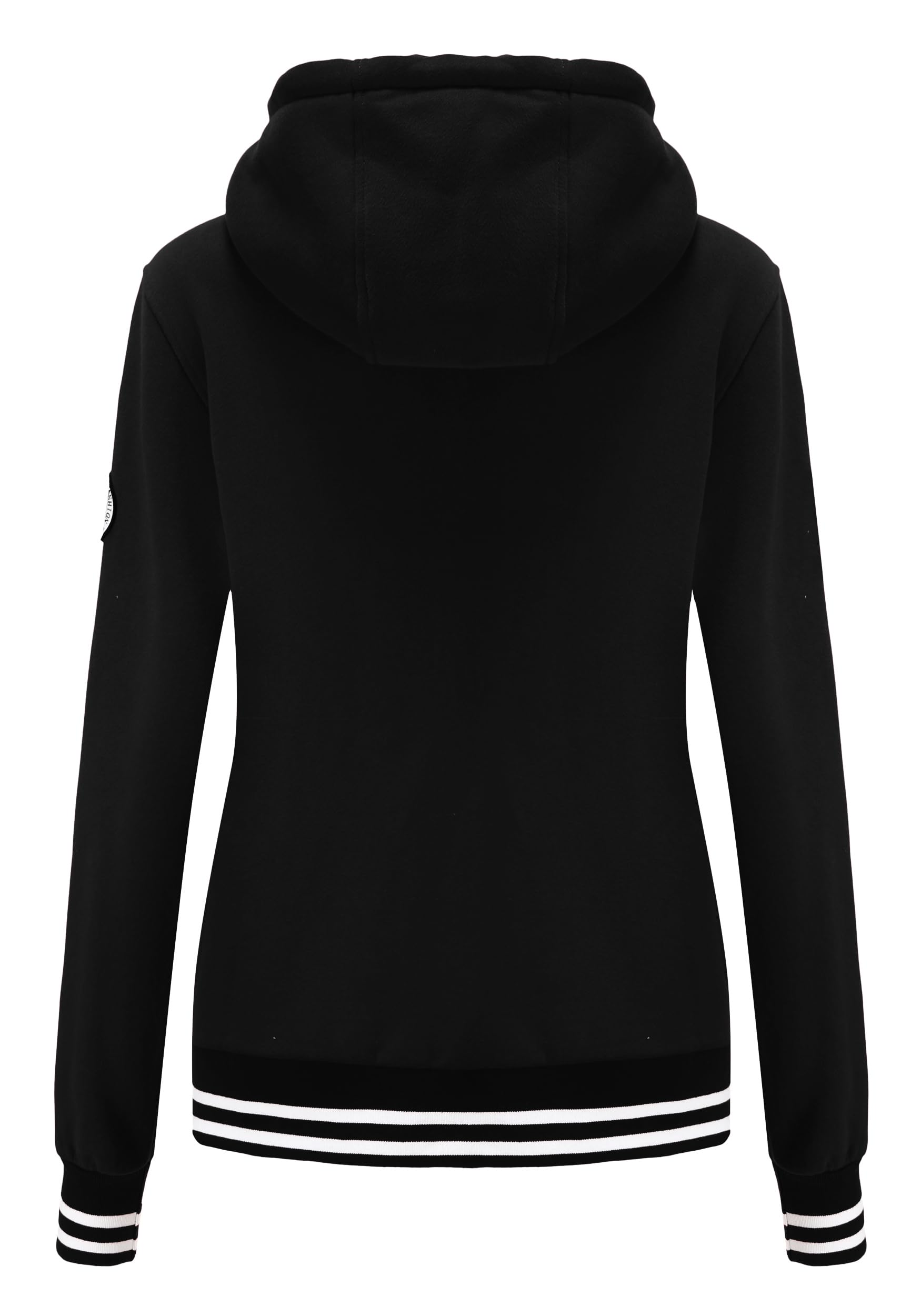 TrendiMax Damen Sweatjacke Kapuzenpullover Zip Hoodie Kapuzenjacke Winter Sweatshirt Jacke