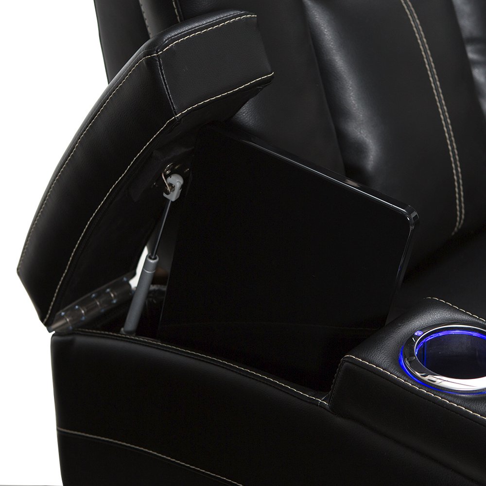 Seatcraft Omega Home Theater Seating Leather Gel Power Recline