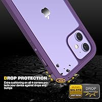 Vista 546 de Diaclara - Funda diseñada para iPhone 15 Plus de 6.7 pulgadas, transparente, cuerpo completo, con protector de pantalla, resistente de protección