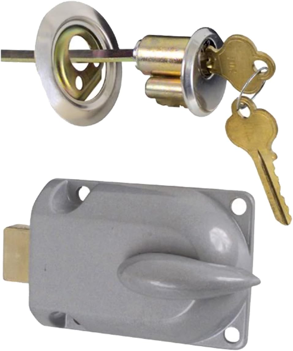 Ideal Security Inc. SK7160 Garage Door Lock, Zinc Plated