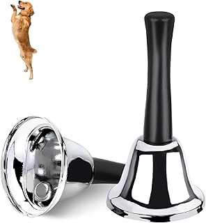 2-Pack Steel Hand Bells with Handle