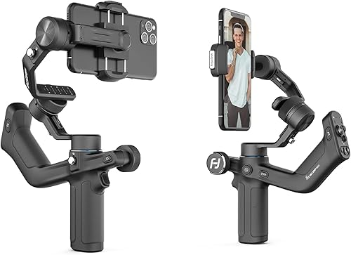 FeiyuTech Estabilizador de cardán de 3 ejes para smartphone con trípode estabilizador de video para todos los iPhone y Android Series Max 18.34 oz
