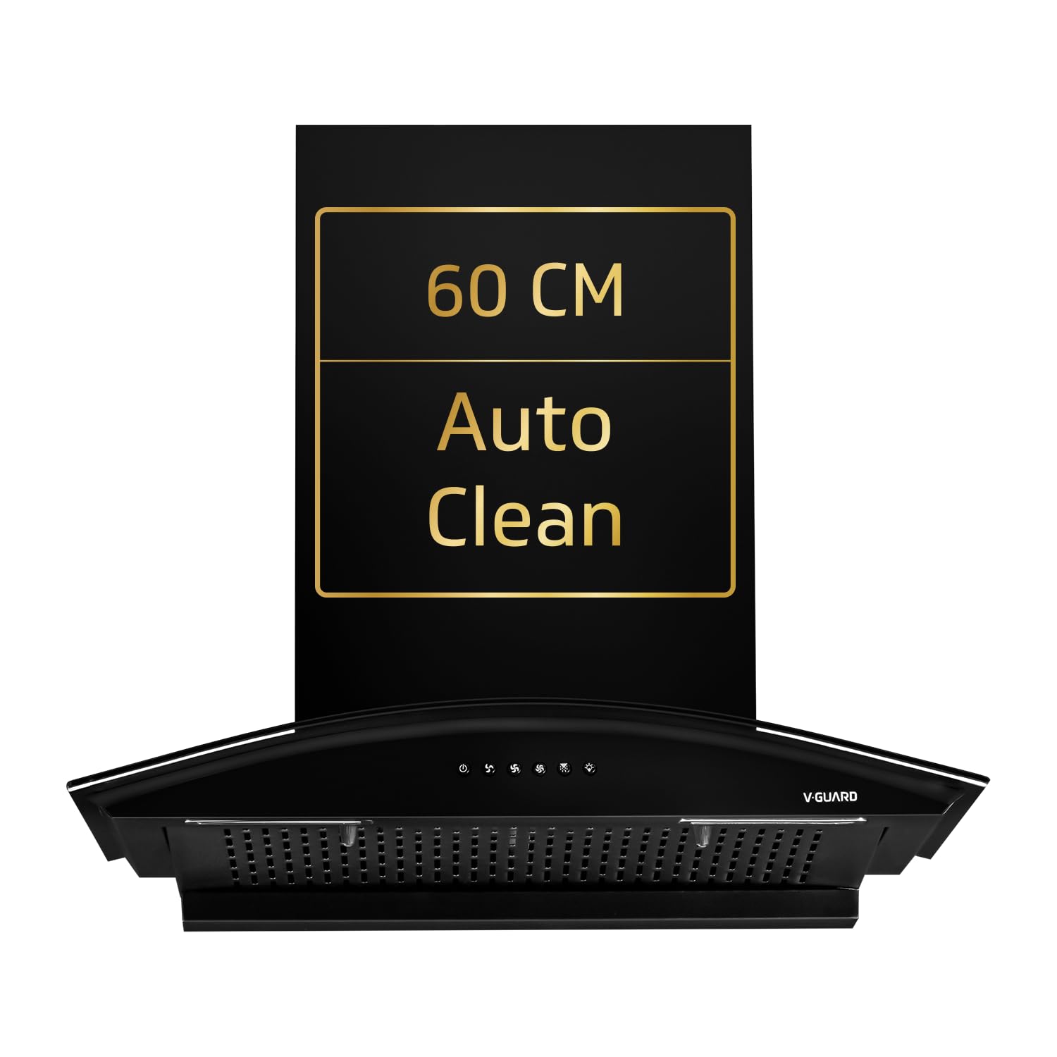 V-Guard Y10 Filterless 60 cm Kitchen Chimney | 1200 m³/h High Suction| Heat Auto-Clean | Push-Button Control | Free Cleaning Contract-image-16