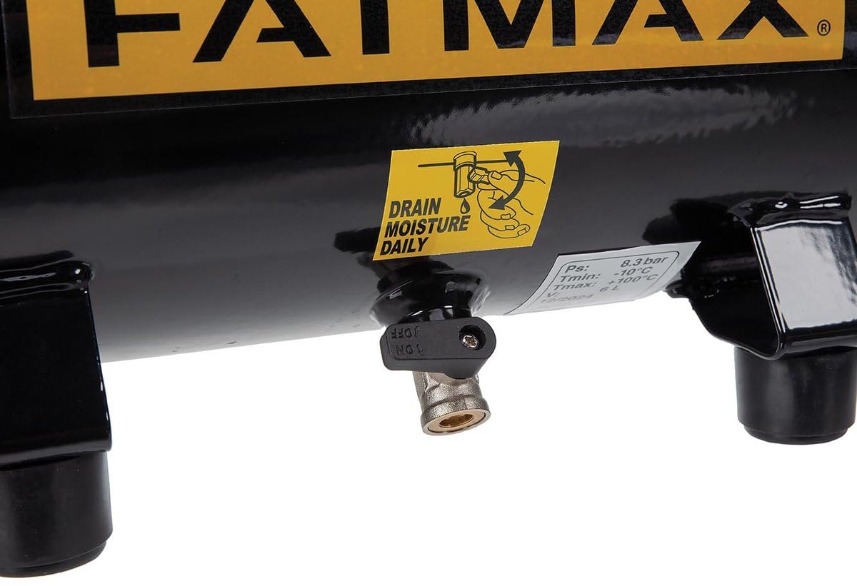 STANLEY FATMAX Kompressor Silent Air DST 101/8/6SI, 8bar, 6l Tank, 105l/min, 1PS, 59 db