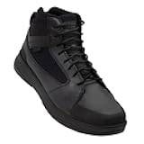 OTB T-Kool Mid Tactical Boots for Men and Women – Lightweight, Breathable, All-Terrain Combat Boots with Slip-Resistant Sole, Men’s Low-Viz Boot, Black Leather