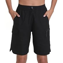 Womens Hiking Cargo Shorts Quick Dry Lightweight Shorts for Travel Athletic Golf Casual