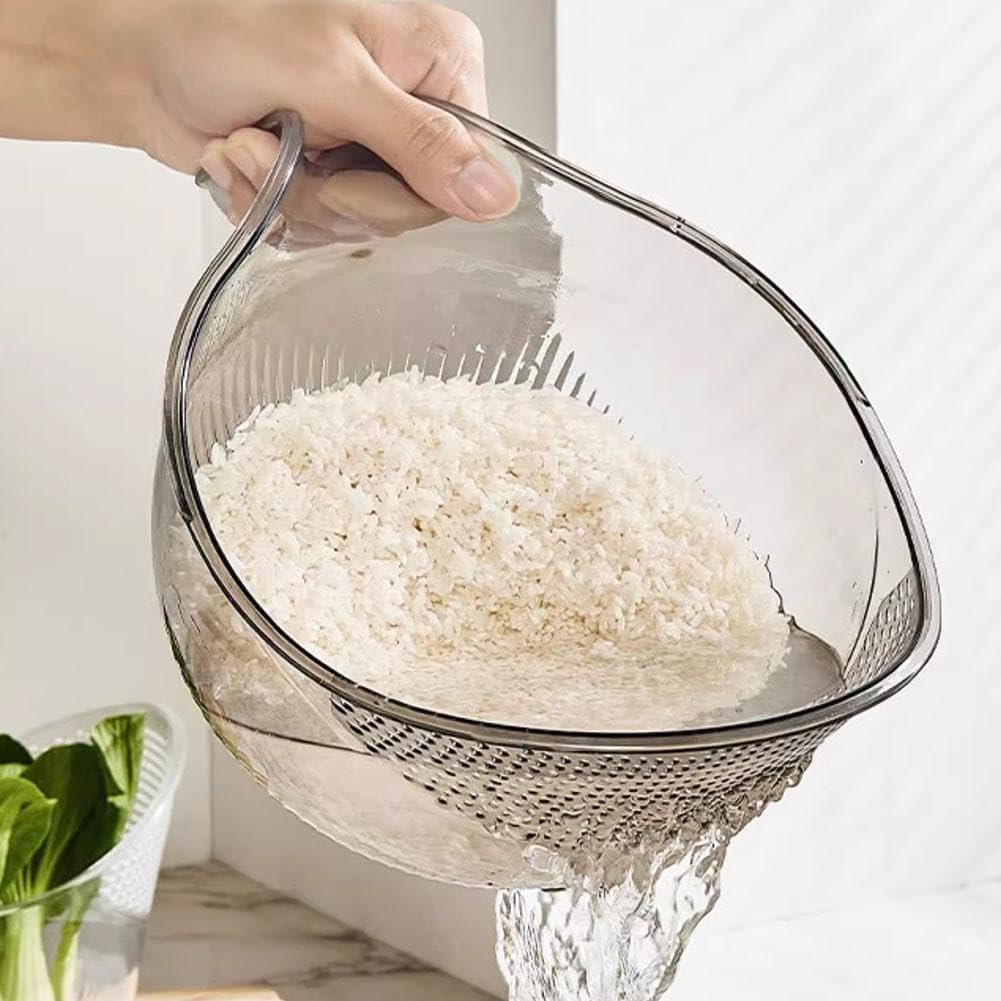Ciotola Scolapasta In Acciaio Inox Per Risotto E Frutta | 23 Cm, Fori Finissimi