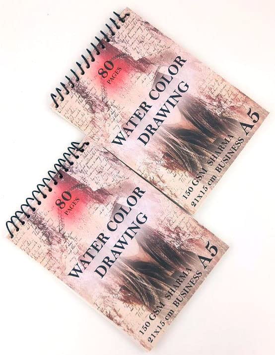 PERDAY Sketch Book A5 Set of 2, for Painting and Sketching 150 GSM Thick Paper Size 21x15 cm (B0C6H4GVGZ) Amazon Price History, Amazon Price Tracker