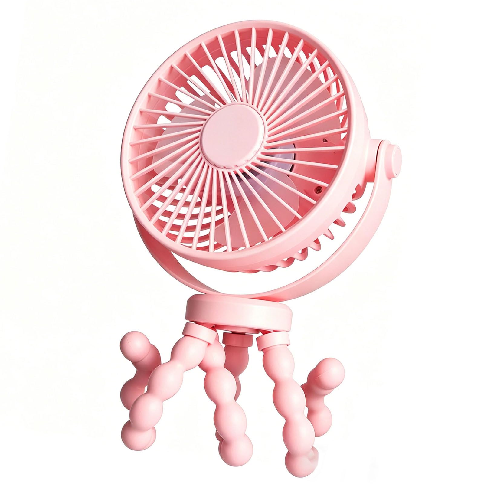 TAZIZI Position Small Fan with Built in Power Pack and Quiet Function for Home Travel Use Desk Fan