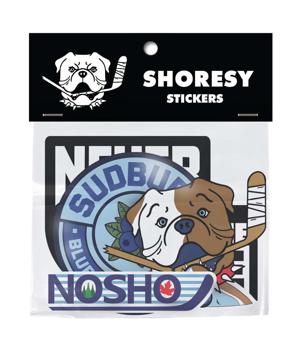 SHORESY Deluxe Sticker Pack (Set of 6 die Cut Stickers for laptops, waterbottles, notebooks, Cars)