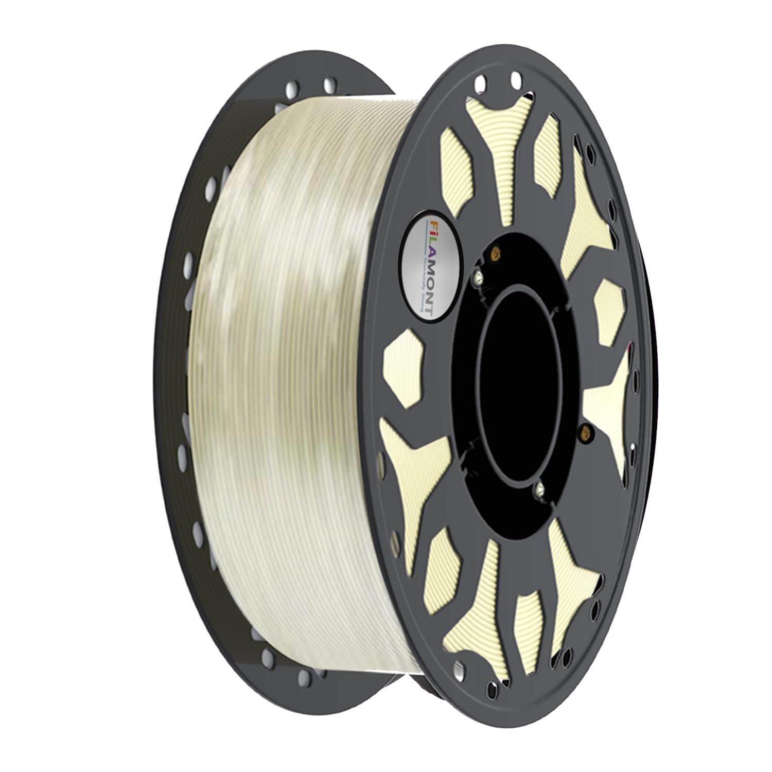 FiLAMONT 1.75mm PLA Premium Plus 3D Printing Filament Compatible with Most FDM Printers (Clear)