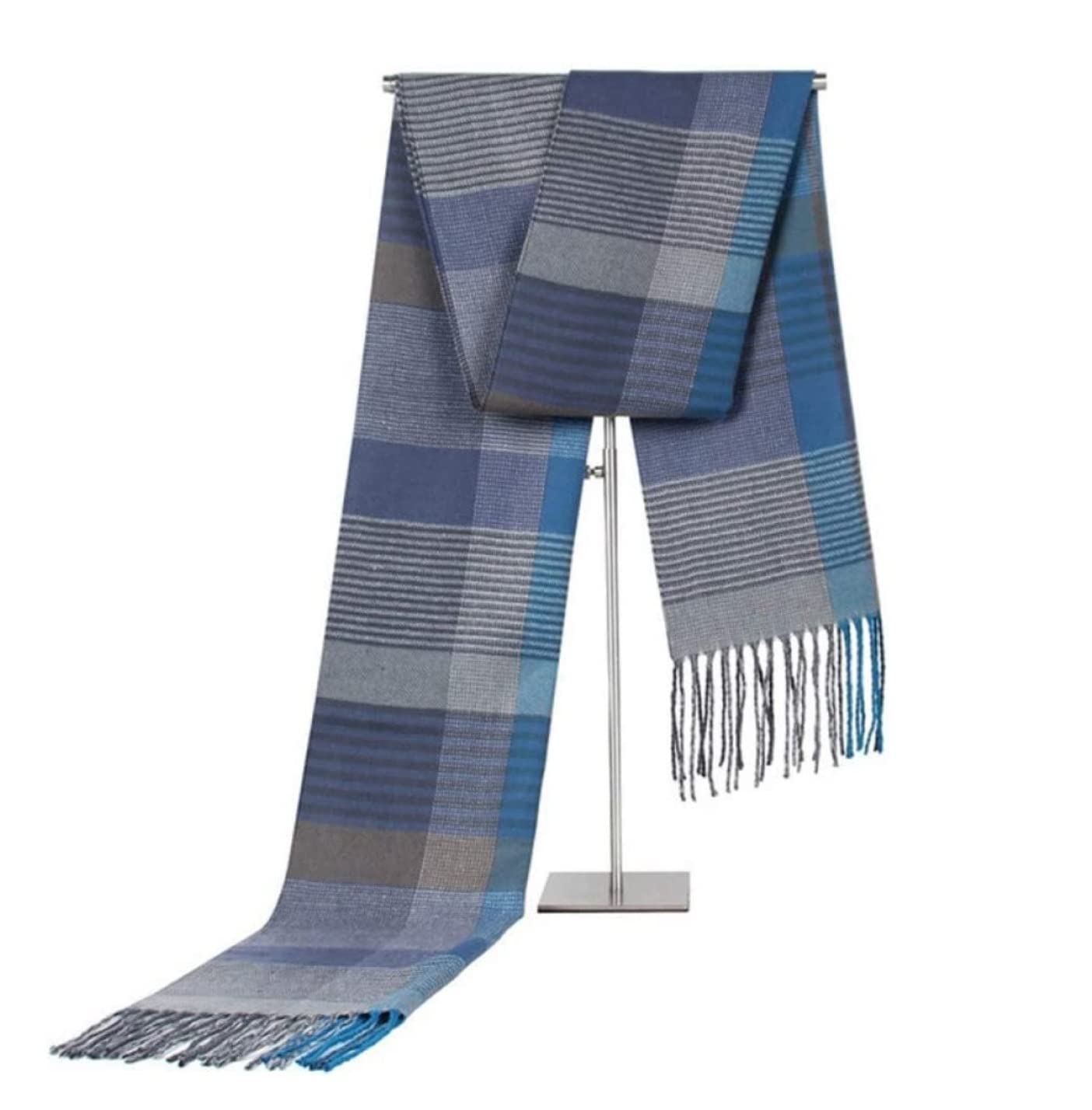 Sciarpe Sciarpa Da Uomo Autunno Inverno Caldo Sciarpe Scozzesi Morbido Cotone Scialle Nappa Sciarpe da donna