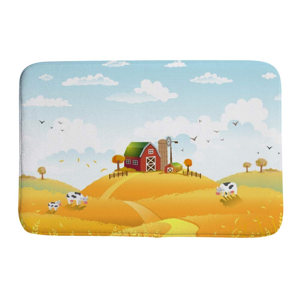 Tapis de bain en velours corail CHEHONG lavable en machine de qualité supérieure 91,4x61 cm