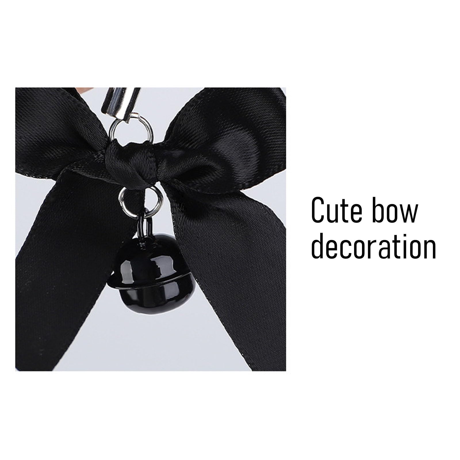 Pinze per Capezzoli Regolabili in Acciaio Inossidabile con Campanellini – Clip Decorativi a Forma di Fiocco, Accessori di Stimolazione con Pressione Regolabile per Donne e Coppie