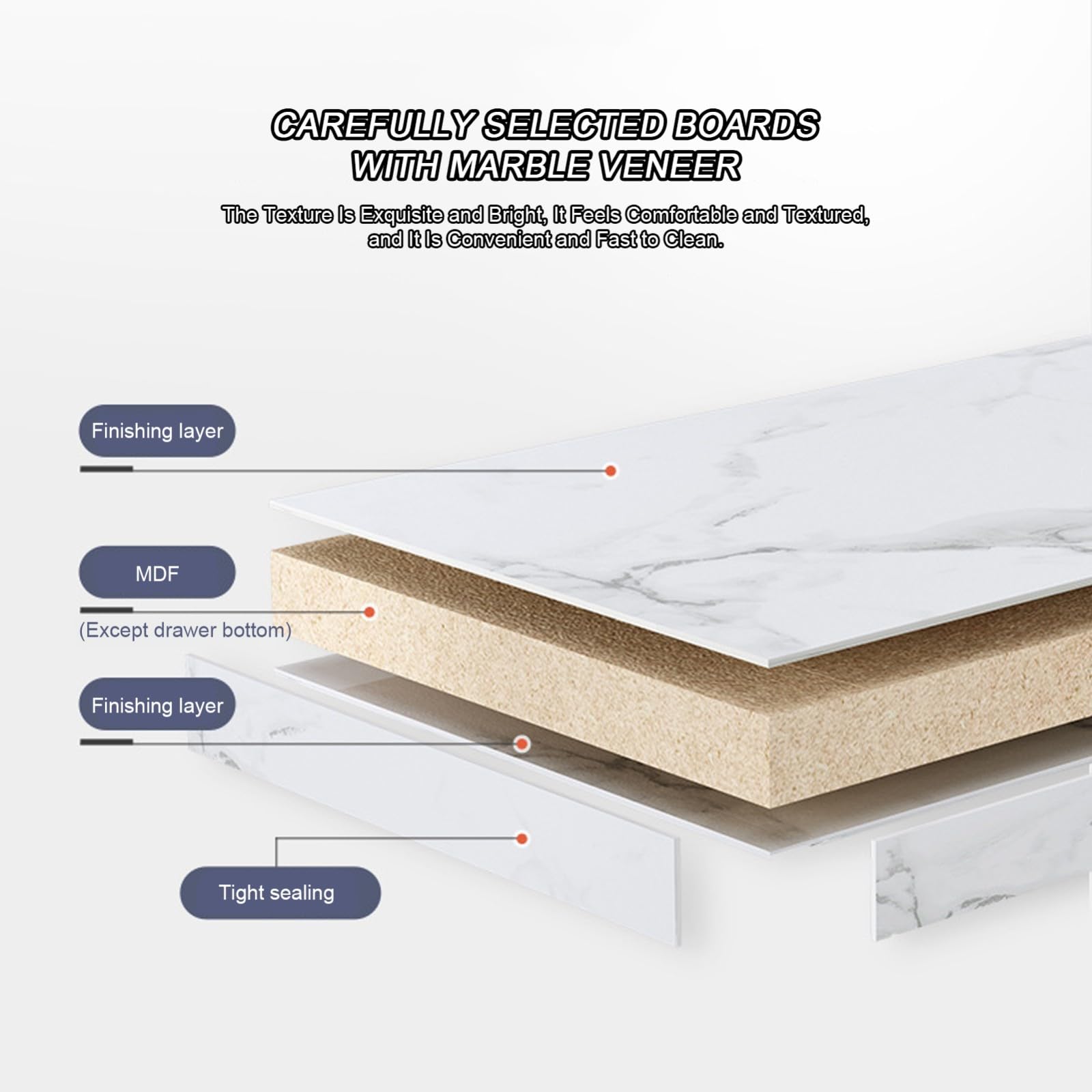 Nowoczesny stolik kosmetyczny z oświetleniem LED, 2 przestronne szuflady, stylowy design do sypialni i łazienki, wymiary: 100 x 40 x 75 cm, idealny na niezbędne akcesoria kosmetyczne.