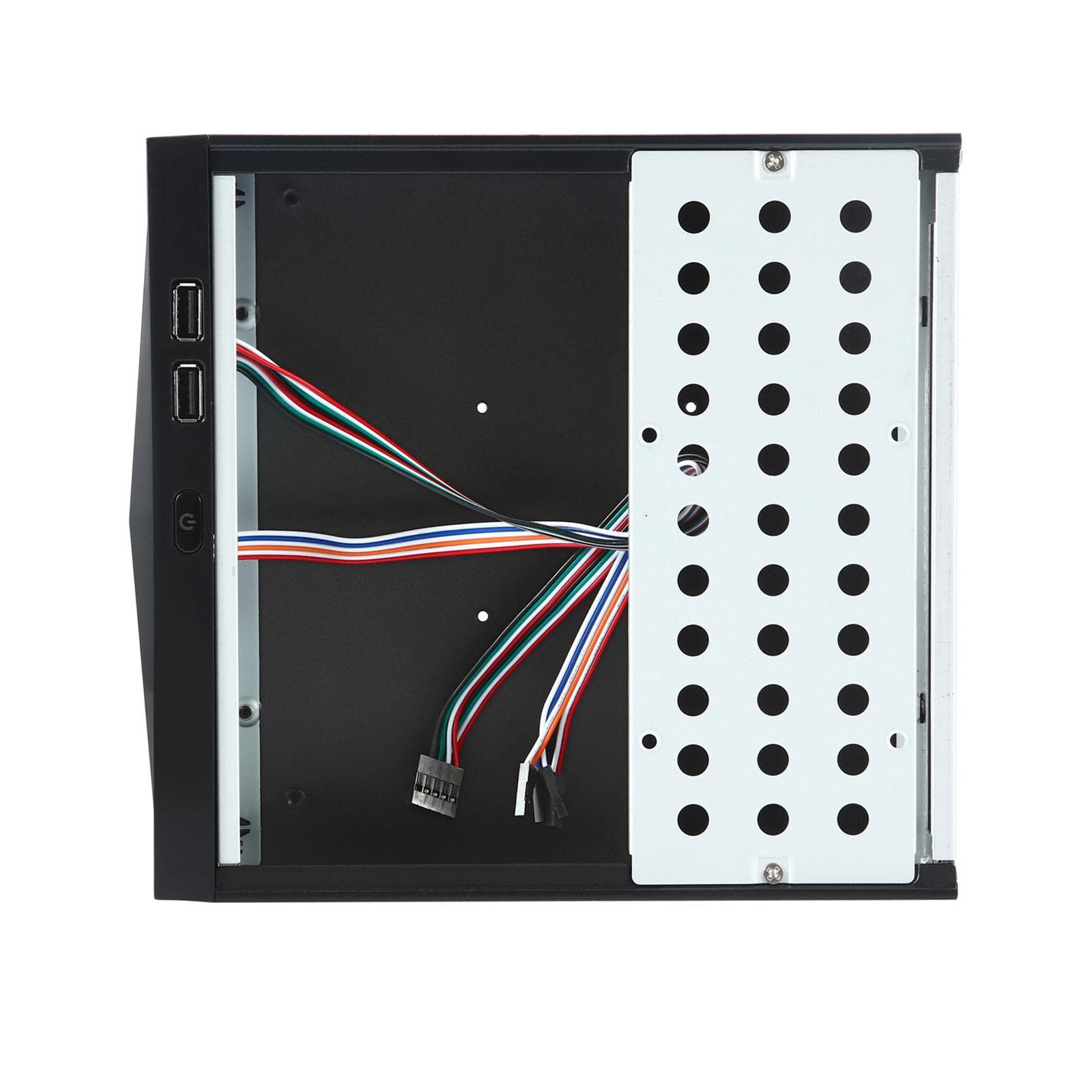 Caja de Ordenador, Microchasis, Mini ITX para Juegos, Escritorio Compacto, USB 2.0, Disipación Térmica, Adecuada para El Espacio de Trabajo Doméstico, M03