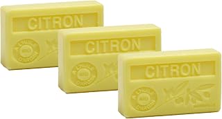 La Maison du Savon Organic Argan Lemon (Citron) soap 100g (3 Pack)