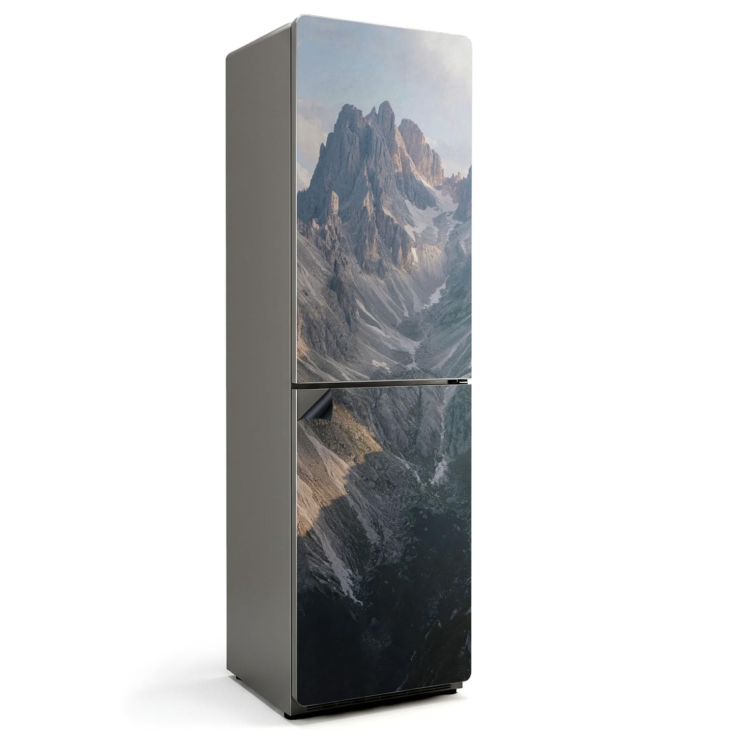 Tapis magnétique de cuisine décor montagne pour sol de 205 cm