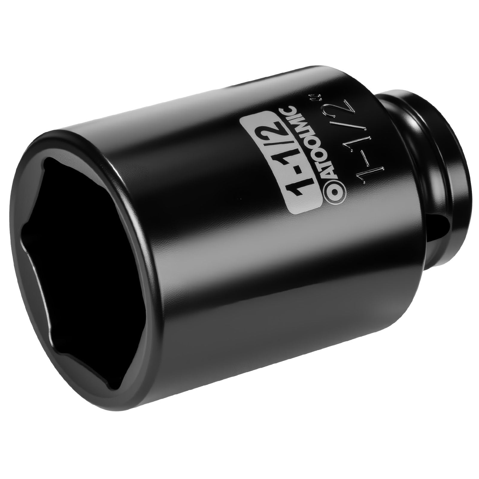 1/2" Drive x 1-1/2 Inch Deep 6PT CR-MO Impact Socket for Removing Axle nut