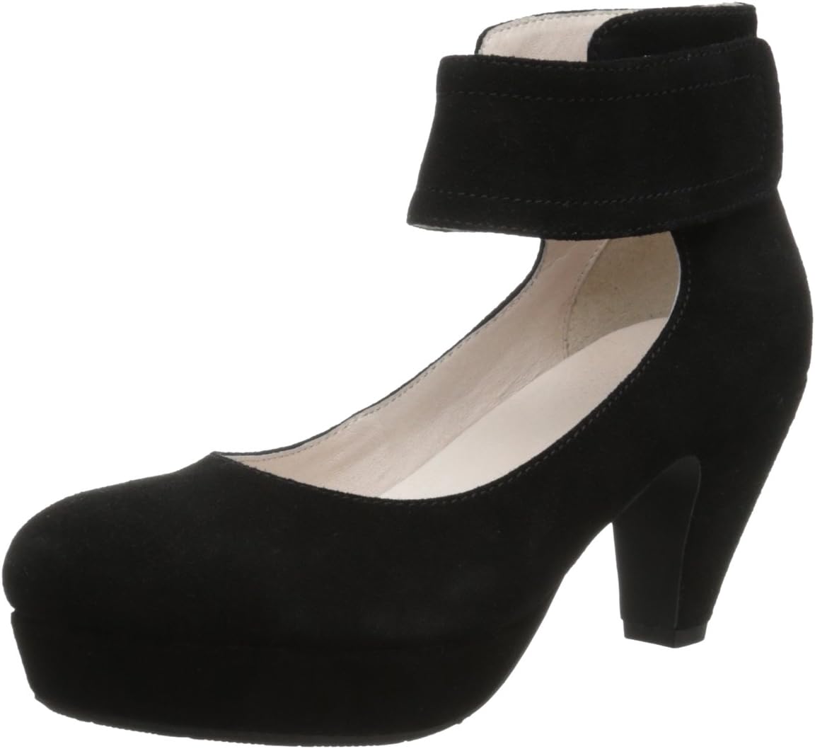 Sacha London Women's Vera Platform Pump, Black Cow Suede