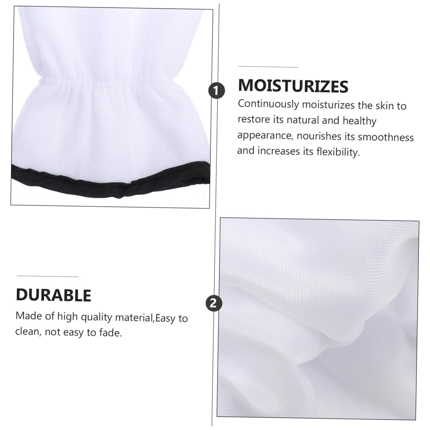 Gogogmee Gloves Heat Retention Exfoliating Hand Mask Gloves for Moisturizing Dry Hands Ideal for Women Mom Friends