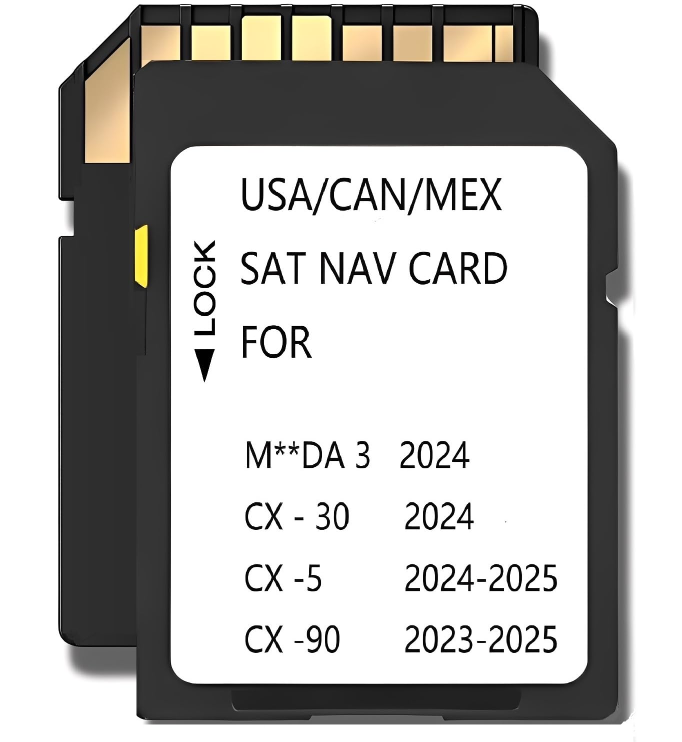 Photo 1 of 2025 Latest Navigation Memory sd Card Compatible with Maz*da 3(2024), Cx5(2024-2025),Cx30(2024), Cx90(2023-2025),(NAVISD2325)