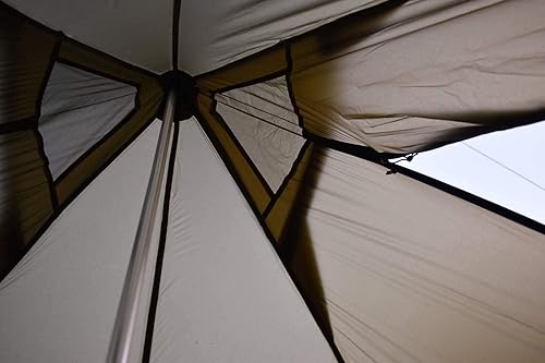 Miniatura 6 de Tienda caliente Tipi para 4 personas con piso - El refugio ultraligero definitivo para aventuras al aire libre PU3000mm