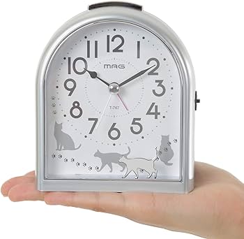 Amazon.co.jp: MAG(マグ) 目覚まし時計 置き時計 アナログ ねこ ネコ