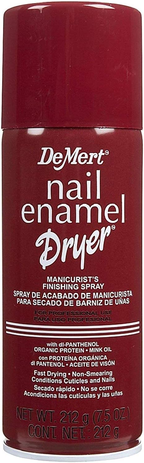 DeMert Nail Enamel Dry Spray 7.50 oz (Pack of 8)