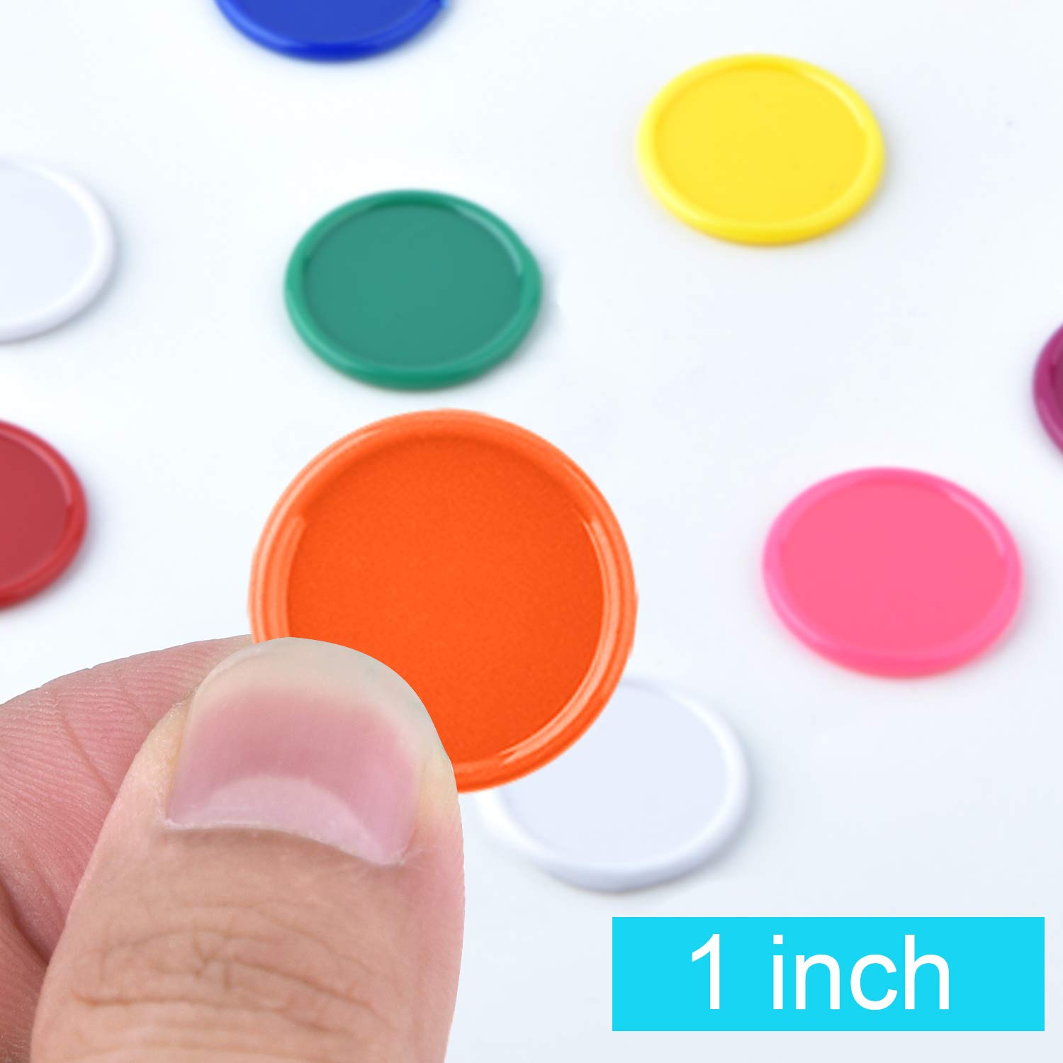 TOYANDONA 300 Chip Bingo Plastici Colorati - Gettoni Per Poker, Mahjong E Giochi Da Tavolo