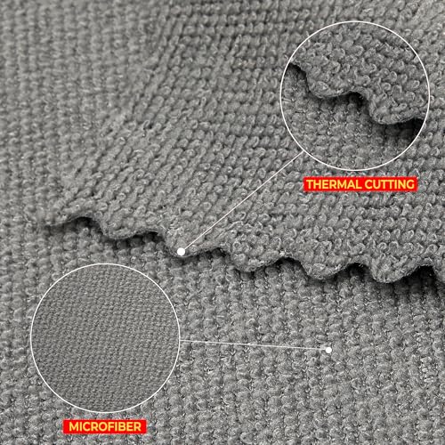 Image of Cutting EDGE 180 GSM Car Microfiber Cloth Dispenser, 30x20 cm (Set of 20) | Material: 180 GSM Microfiber, Tearable Cloth Dispenser, 30x20 cm, Reusable, Super Absorbent for Car Cleaning & Detailing
